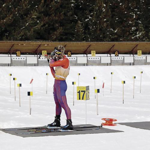 U.S. Biathlon Nationals - Grace Castonguay shooting