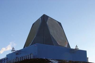 The AN/FPS-132 early warning radar can scan a range of 3,000 miles (4,828 km).