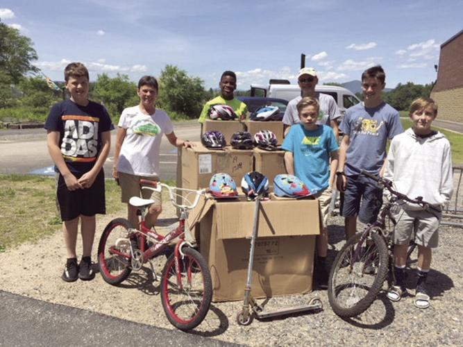 Cycling Club - Kennett Middle School recycle bike