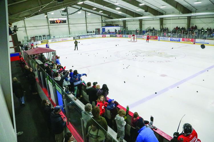 03-23-26 Battle Badges Hockey puck toss