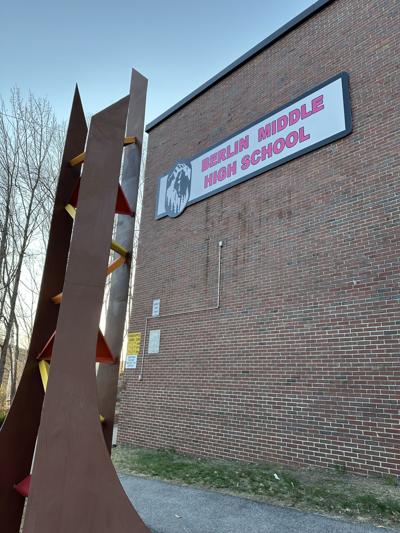 An exterior view of Berlin Middle High School, built in 1971.