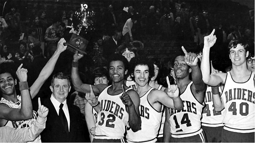 Fryeburg Academy's Hall of Excellence 2022 inductees - 1976 state champion boys' basketball team