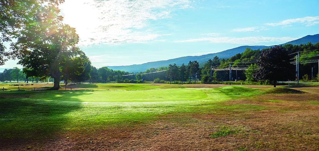 Golf Column - White Mountain Seniors - 18th green at Androscoggin CC