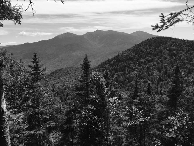 The newly-cleared viewpoint on Mount Randolph