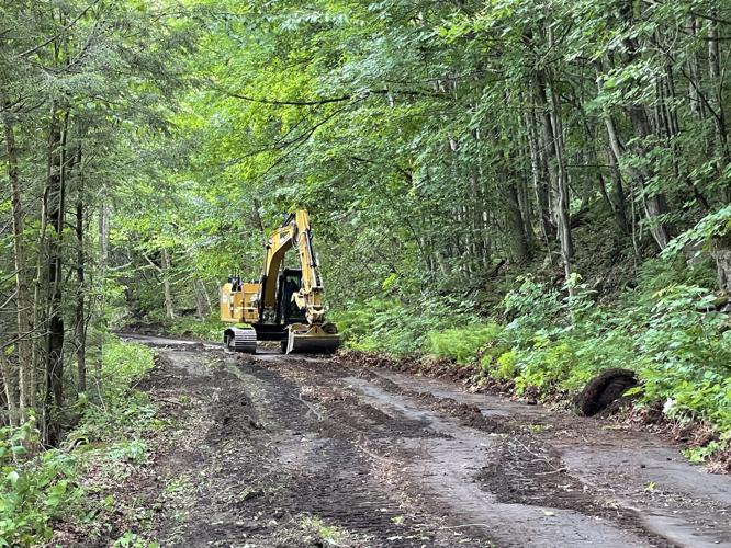 Restoration work underway on Presidential Rail Trail