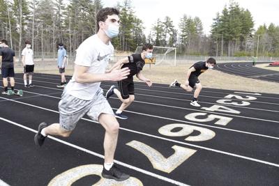 KHS track - starting blocks