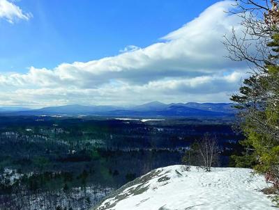 Hiking - summit of Mount Sabattus