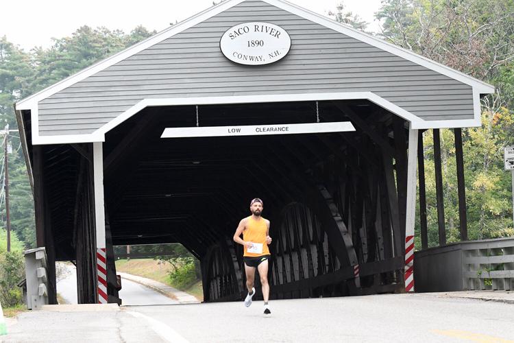White Mountain Milers Half Marathon - covered bridge - Michael Stevens