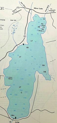 North Country Angling - Silver Lake map