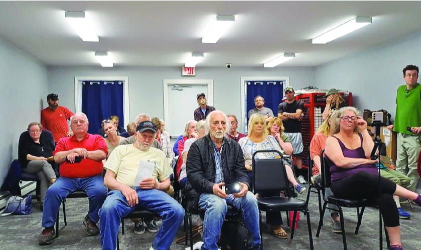 Brownfield Maine crowd