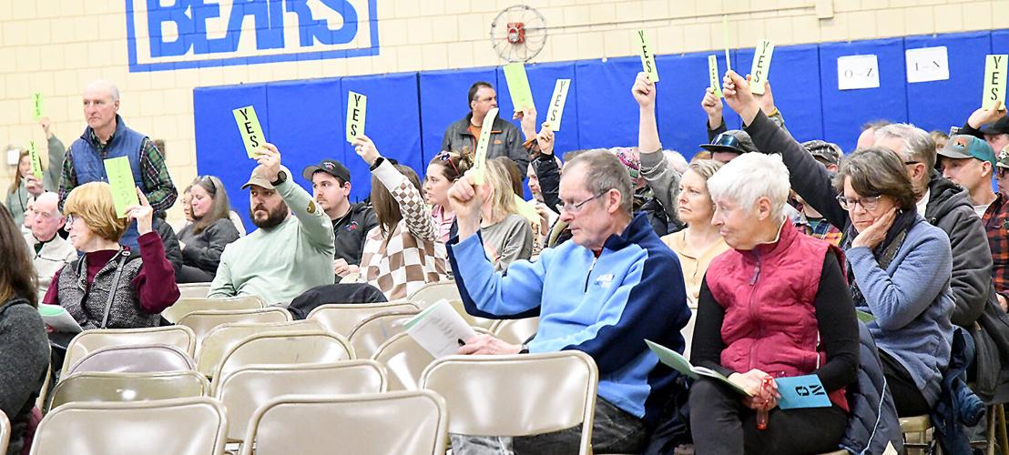 Bartlett School Meeting - Yes vote on teacher bonus