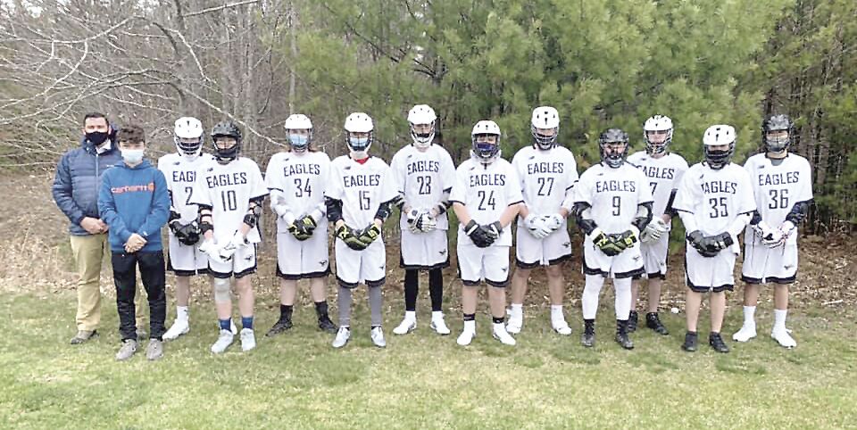 KHS boys JV lacrosse team 2021