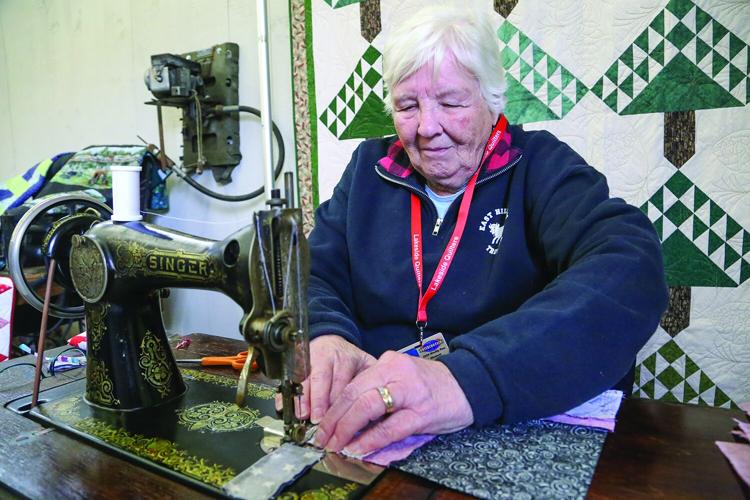 10-04-26 Fryeburg Fair demo sewing
