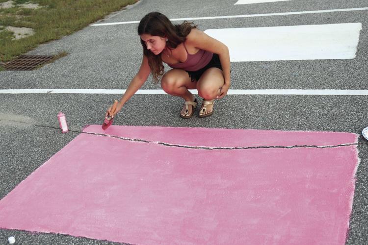 Parking spots - Livy curry works on her spot