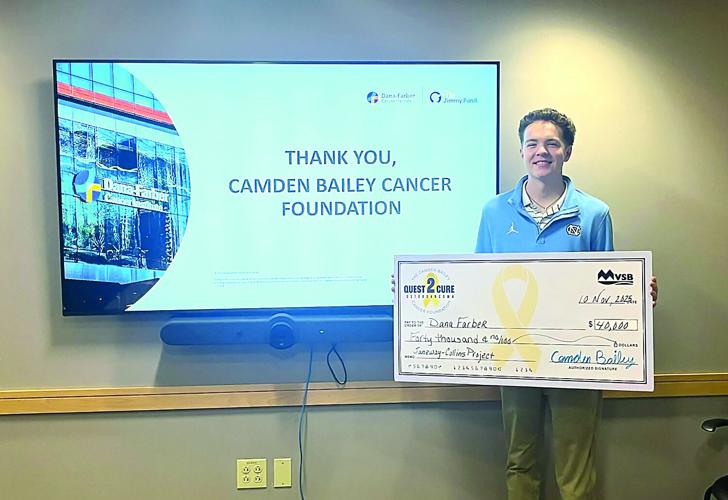 Camden Bailey - Dana-Farber check