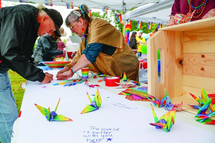 06-28-25 Pride Festival rainbow cranes medium