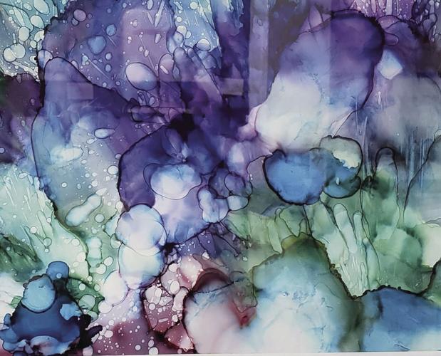 Burst of Blue-Virginia Moore
