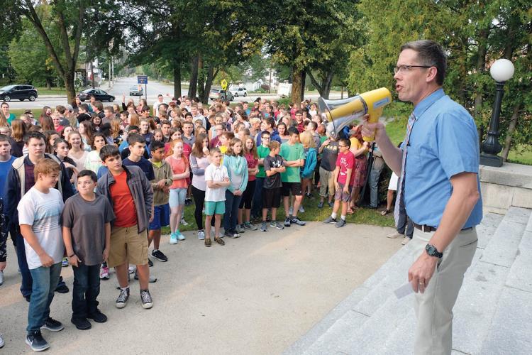 Kennett Middle School - first day