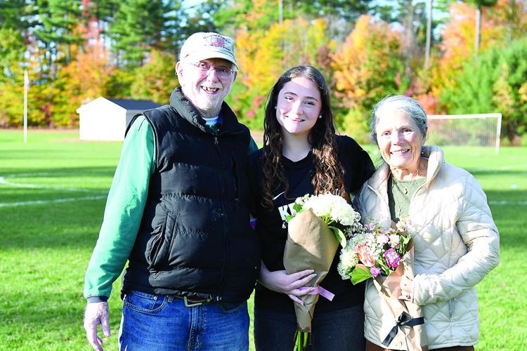KHS Girls Soccer - Senior Day - Lilly Kilourie and family