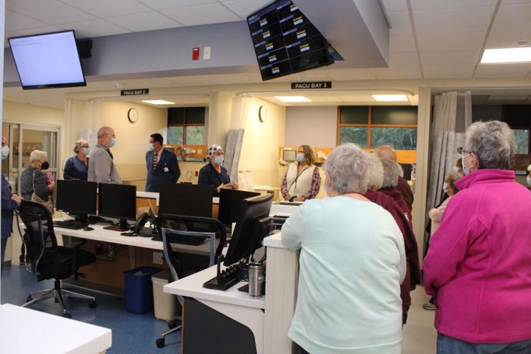 Open house visitors at Androscoggin Valley Hospital