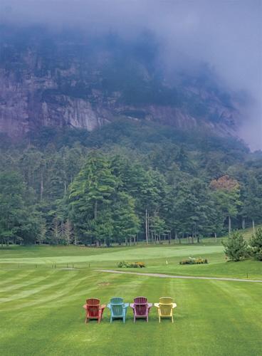 The Golf Column - Hales Location - morning view of ninth fairway