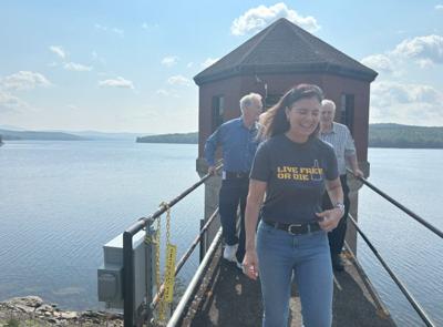 Exec. Clrs. Wheeler, Kenney and Gov. Ayotte at Lake Francis