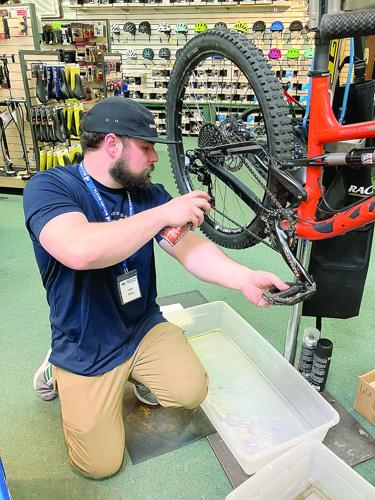 Wheel Family Fun - bike shops - Sun and Ski Sport's mechanic Mat