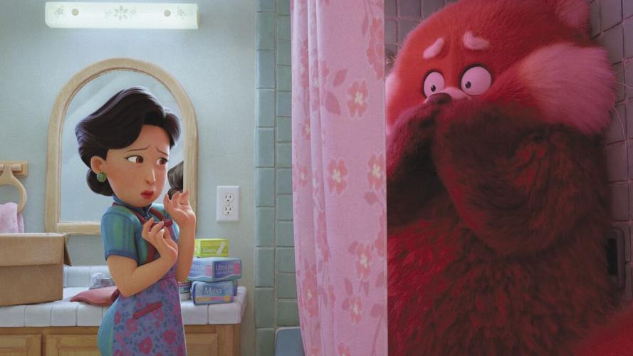 Turning Red-Bathroom