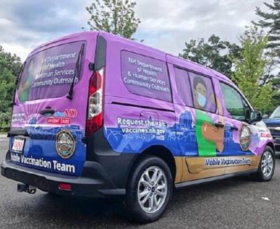 Vaccine Van travels around the state on its State Parks Tour
