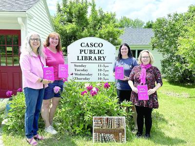 CL w33 casco library Michelle Brenner, Meesh Preston, Tarsha Richmond, Crystal Bilodeau_courtesy of Casco Bay Library