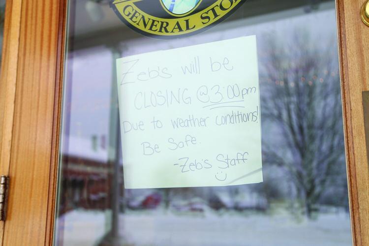 01-26-25 Snowstorm closed sign