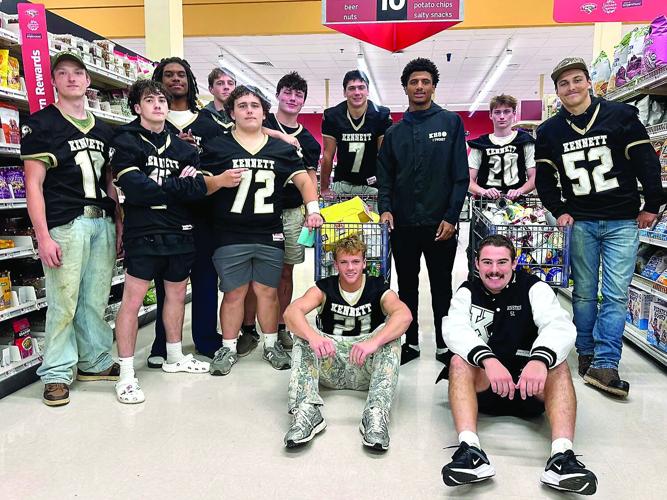 KHS Football - NH Tackles Hunger shopping