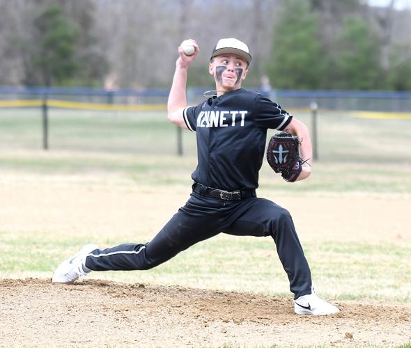 KHS Baseball - Opening Day - Bowen Brown pitching 2
