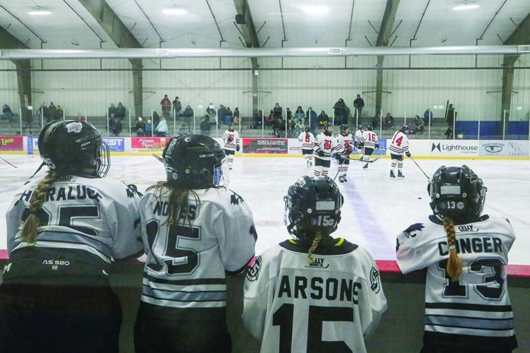 02-18-26 BGK Girls Hockey watching warmups