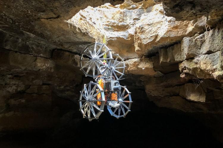 Robo-squads could explore off-planet caves to help set up human homes