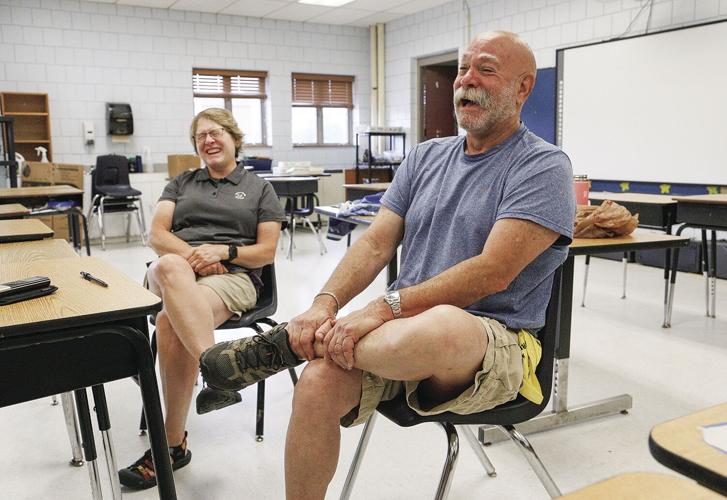 06-16-22 Conway El Teachers malkin and mathison wider laughing