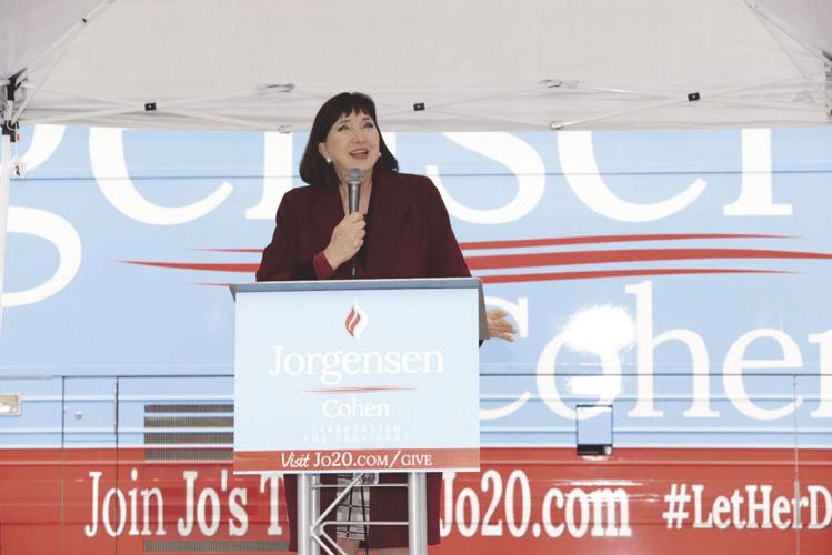 Jo Jorgensen Campaigns Manchester
