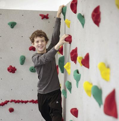 John Fuller School climbing wall