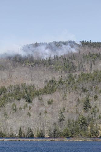 Forest fire in Shelburne draws a crowd