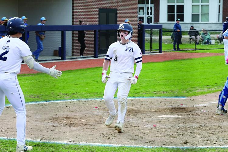 FA Baseball - Camden Blake scores a run
