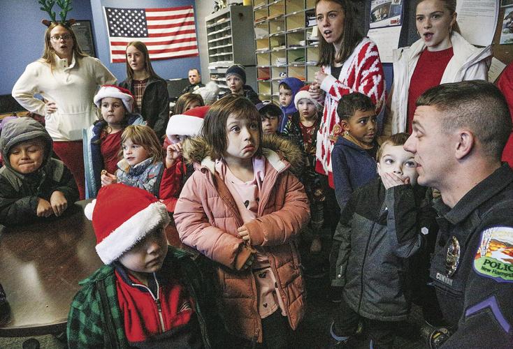 12-21-23 Gingerbread Hunt listening to radio