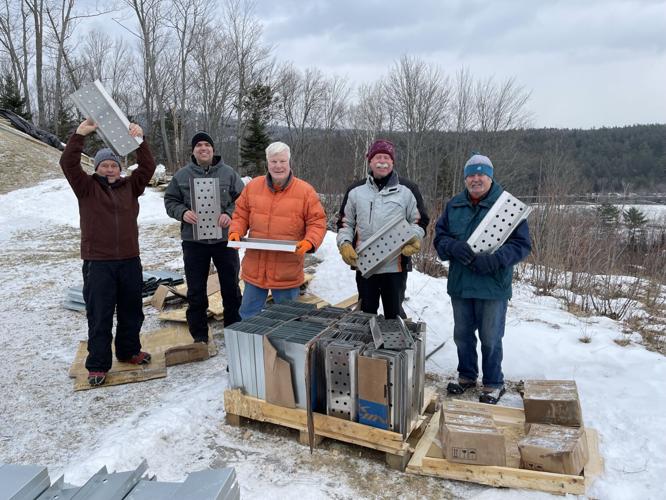 Working at Nansen 2023, five men