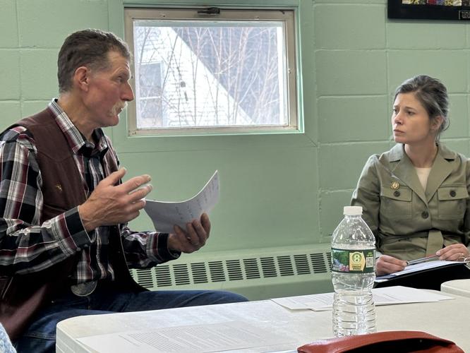 West Milan rancher Fred Tichy and U.S. Rep. Maggie Goodlander