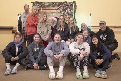 KHS Girls Hoop - with Santa Claus