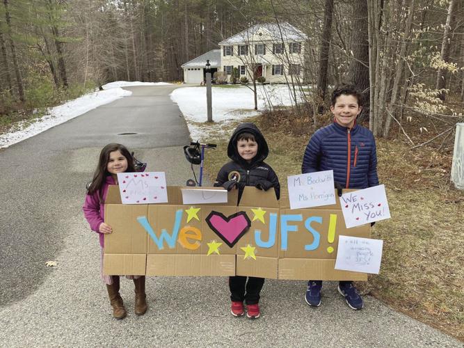 John Fuller students await teacher caravan