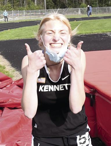 KHS Track - Sam Habert-Jaques thumbs up