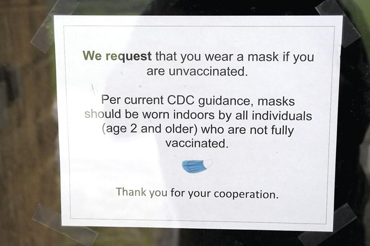 Masks at Conway School Board - sign