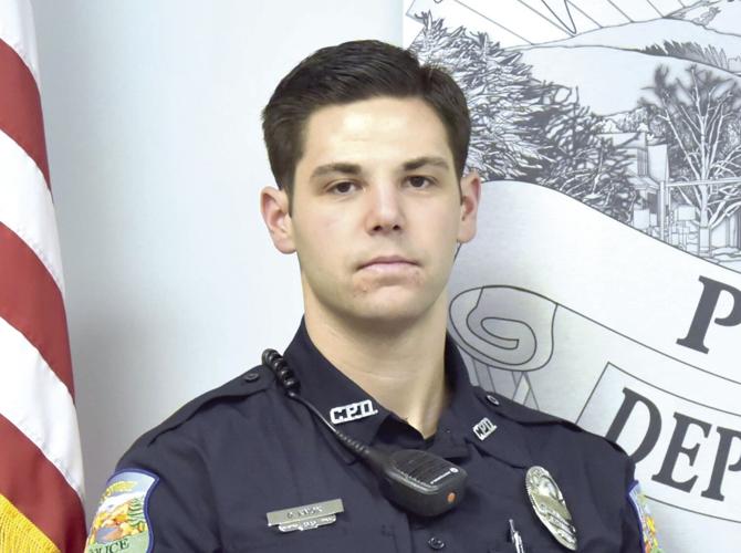 Conway police - Dominic Knox sworn in close up