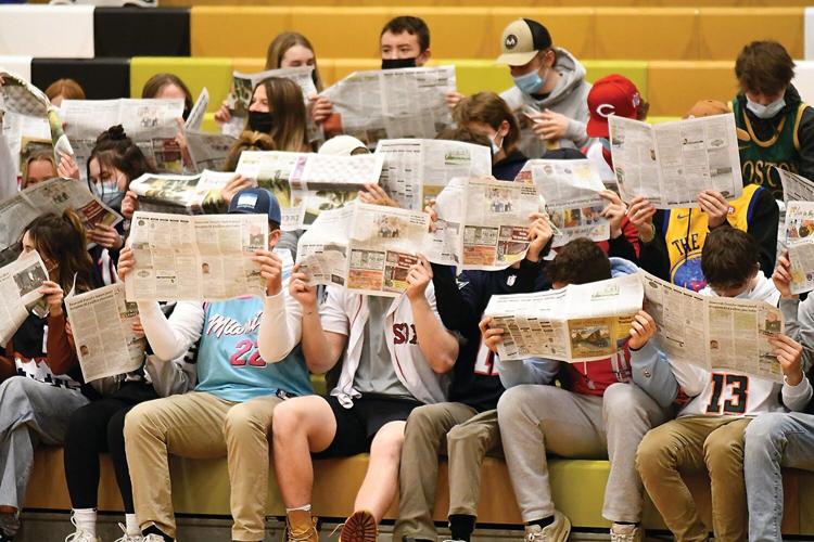 KHS boys hoop - Bleacher Creatures