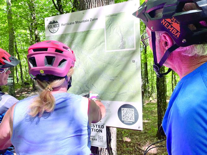 Wheel Family Fun - Hurricane Mountain Zone - Old Spokes at kiosk